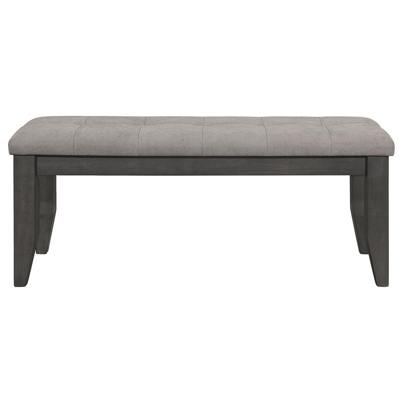 Dalila 6-piece Rectangular Dining Table Set Dark Grey - 102721GRY-S6