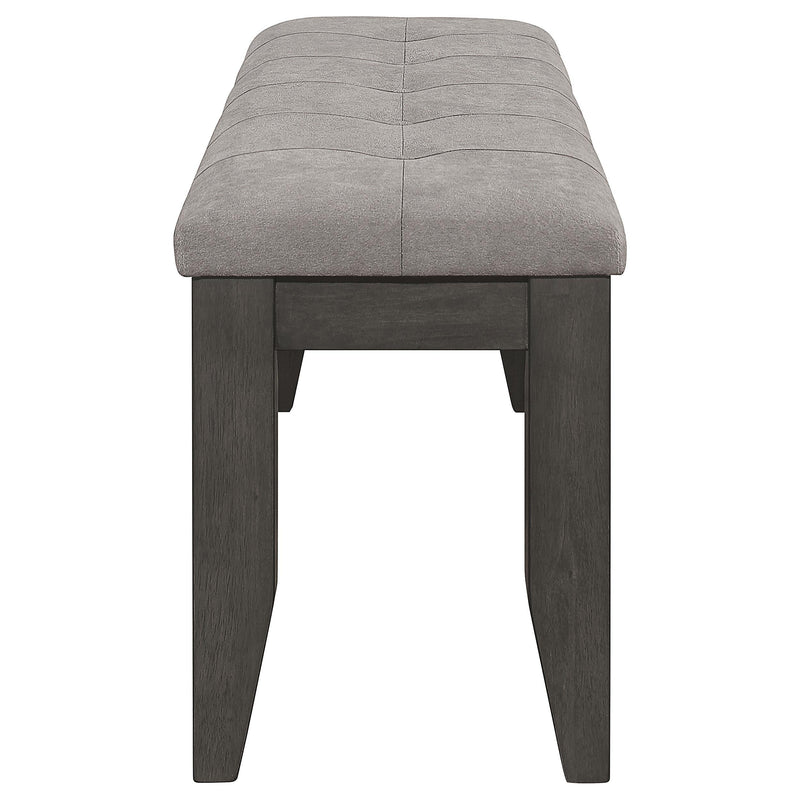 Dalila 6-piece Rectangular Dining Table Set Dark Grey - 102721GRY-S6