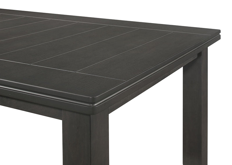 Dalila 6-piece Rectangular Dining Table Set Dark Grey - 102721GRY-S6