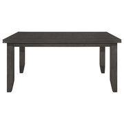 Dalila 6-piece Rectangular Dining Table Set Dark Grey - 102721GRY-S6
