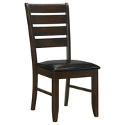 Dalila Wood Dining Side Chair Cappuccino (Set of 2) - 102722