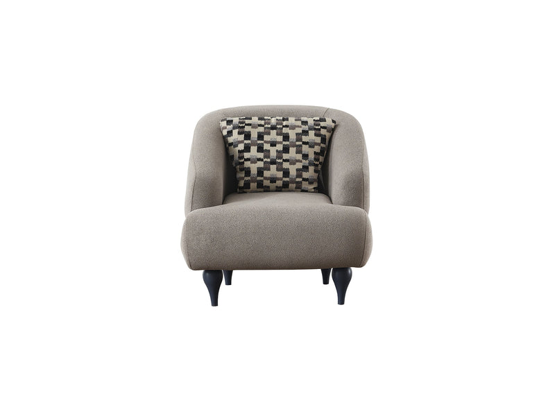 Damla 4-pieces (2 Sofa & 2 Chair) Livingroom Set Cream in Cream - 101-DAM-GIR08-3311