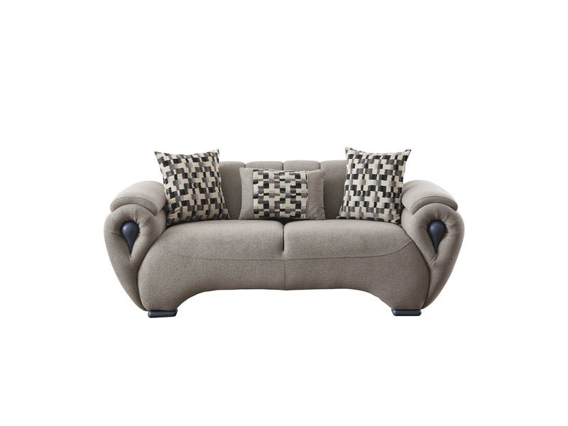 Damla 4-pieces (2 Sofa & 2 Chair) Livingroom Set Cream in Cream - 101-DAM-GIR08-3311