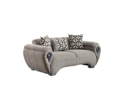 Damla 4-pieces (2 Sofa & 2 Chair) Livingroom Set Cream in Cream - 101-DAM-GIR08-3311