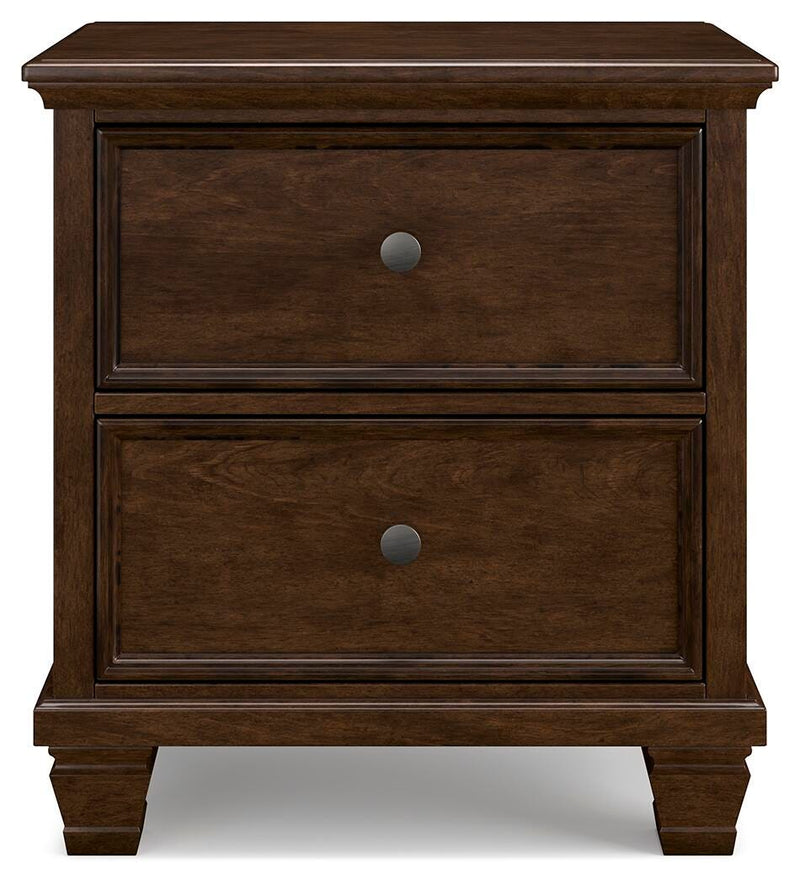 Danabrin California King Panel Storage Bed, Dresser and Nightstand in Brown - PKG023950