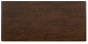Danabrin Full Panel Bed with Mirrored Dresser, Chest and 2 Nightstands in Brown - PKG015201