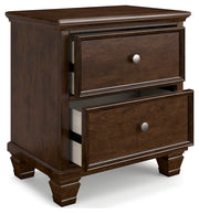 Danabrin Full Panel Storage Bed, Dresser and Nightstand in Brown - PKG023935