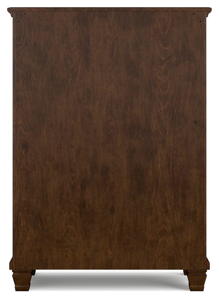 Danabrin Twin Panel Storage Bed, Dresser and Chest in Brown - PKG023931