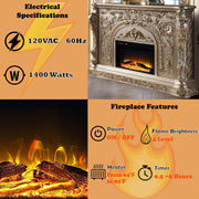 Danae Fireplace - AC01618