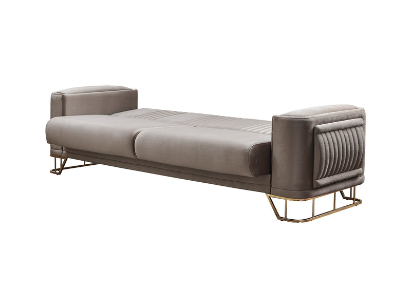 Dante 3-pieces (Sofa & Loveseat & Chair) Livingroom in Beige - 200-SER-DAN-VELVET260-321