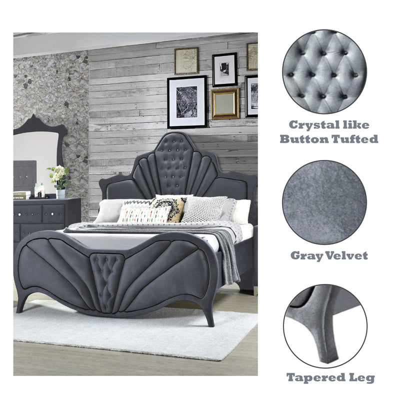 Dante Queen Bed - 24230Q