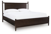 Dantenton Merlot Queen Panel Bed - B611B2