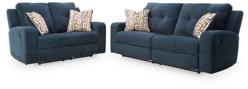 Danum Sofa and Loveseat in Ink - DMV FurnitureReclining Living Room Set