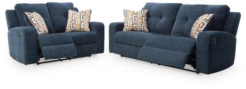 Danum Sofa and Loveseat in Ink - DMV FurnitureReclining Living Room Set