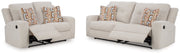 Danum Sofa and Loveseat in Stone from Ashley - DMV Furniture