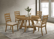 Danvers Wood Dining Side Chair Brown Oak (Set of 2) - 109152