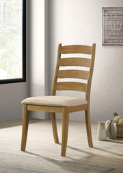 Danvers Wood Dining Side Chair Brown Oak (Set of 2) - 109152