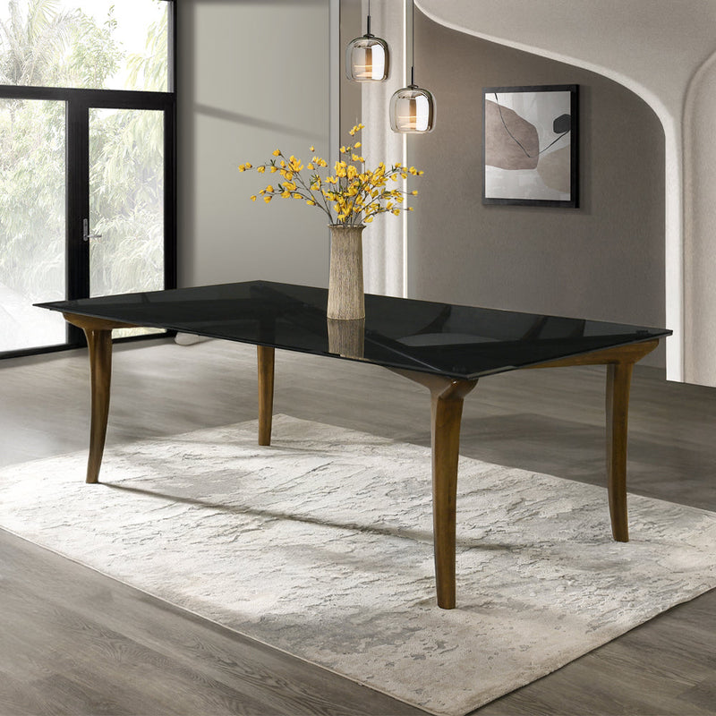 Danzel Dining Table w/Glasss Top - DN06150