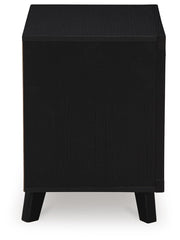 Danziar Black King Panel Bed, Dresser and 2 Nightstands - B1013B14