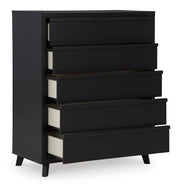 Danziar Black Panel Bedroom Set - DMV FurnitureBedroom Set