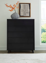 Danziar Black Panel Bedroom Set - DMV FurnitureBedroom Set