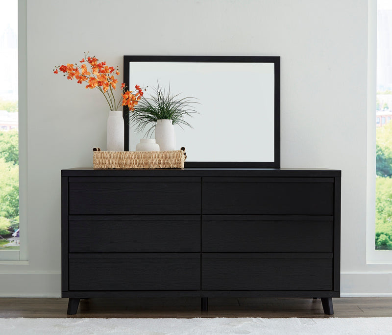 Danziar Black Panel Bedroom Set - DMV FurnitureBedroom Set