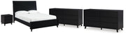 Danziar Queen Panel Bed, 2 Dressers and Nightstand - B1013B31