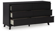 Danziar Queen Panel Bed, 2 Dressers and Nightstand - B1013B31