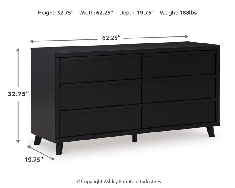 Danziar Queen Panel Bed, 2 Dressers and Nightstand - B1013B31