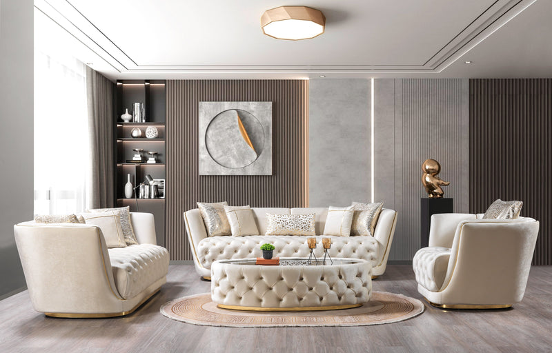 Daphne Ivory Coffee Table - DMV FurnitureCoffee Table