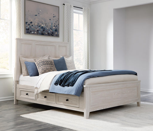 Darbonton Dove White Queen Panel Storage Bed - PCB853B2