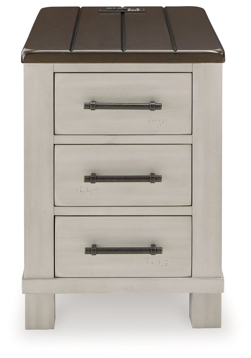 Darborn Coffee Table with 1 End Table in Gray/Brown - PKG015860