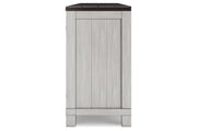 Darborn Gray/Brown 88" TV Stand with Electric Fireplace - DMV FurnitureTV Stand