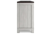 Darborn Gray/Brown 88" TV Stand with Electric Fireplace - DMV FurnitureTV Stand