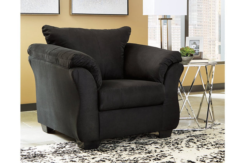 Darcy Black Chair - DMV FurnitureAccent Chair