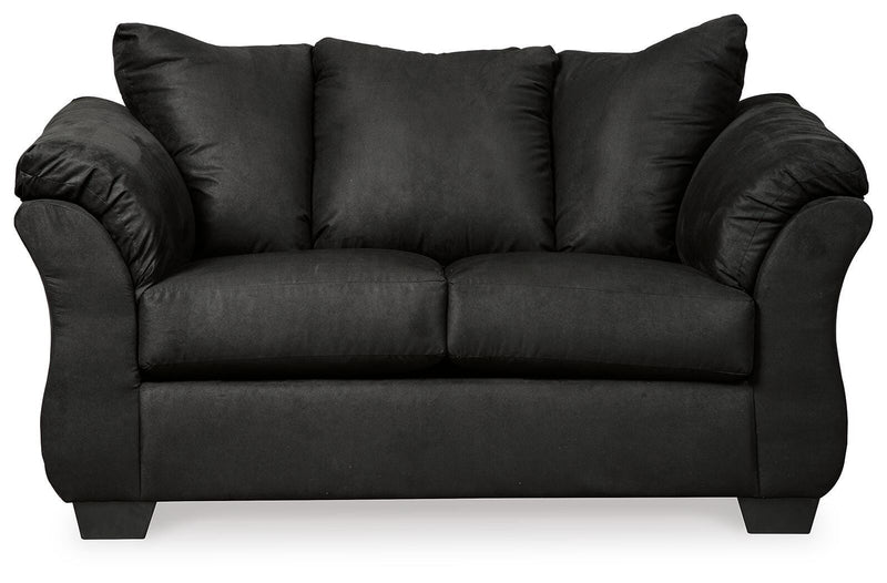 Darcy Black Loveseat and Chair - 75008U14