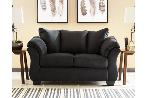 Darcy Black Loveseat - DMV FurnitureLoveseat