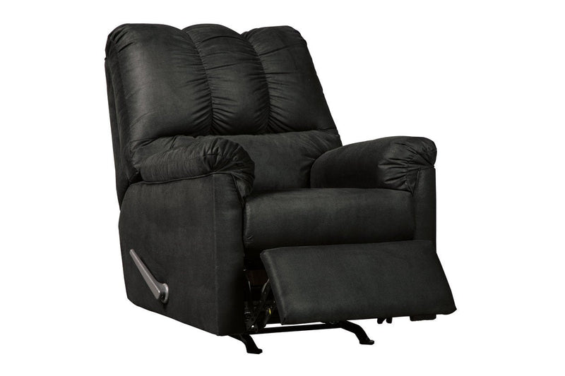 Darcy Black Recliner - DMV FurnitureRecliner