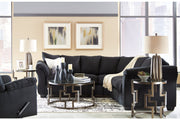 Darcy Black Recliner - DMV FurnitureRecliner