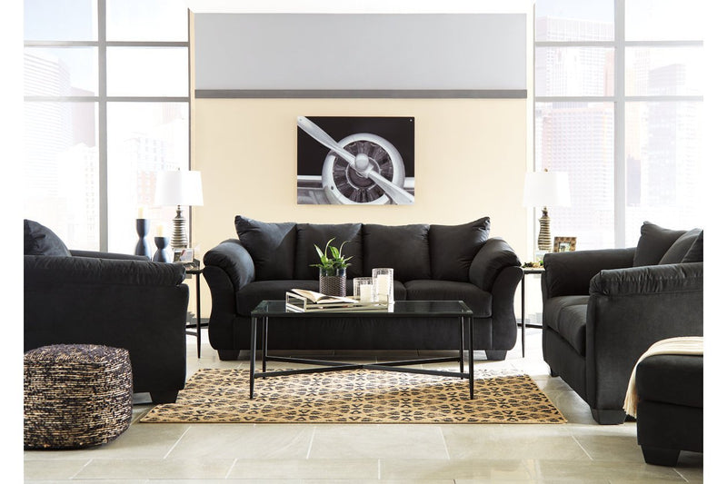 Darcy Black Sofa - DMV FurnitureSofa