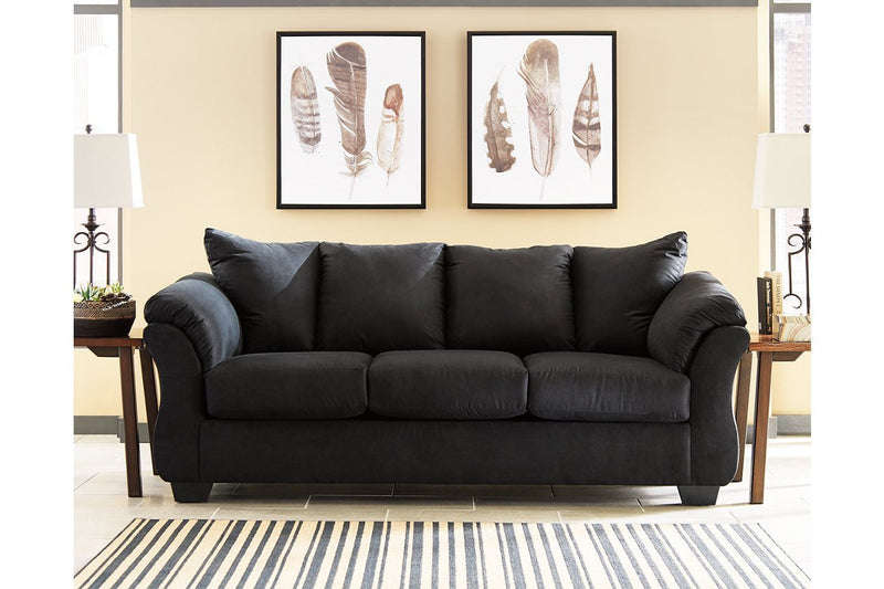 Darcy Black Sofa - DMV FurnitureSofa