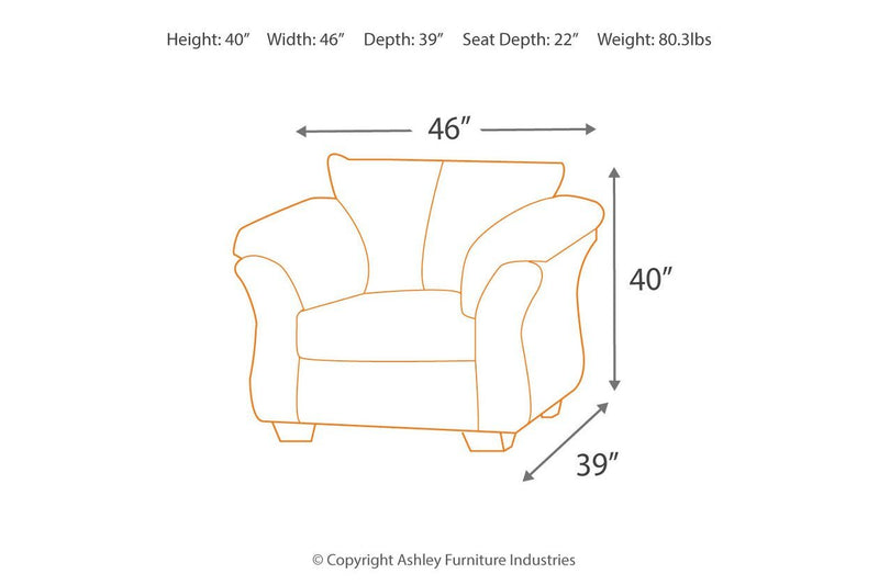 Darcy Cobblestone Chair - DMV FurnitureAccent Chair