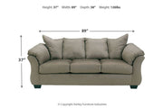 Darcy Cobblestone Sofa - DMV FurnitureSofa