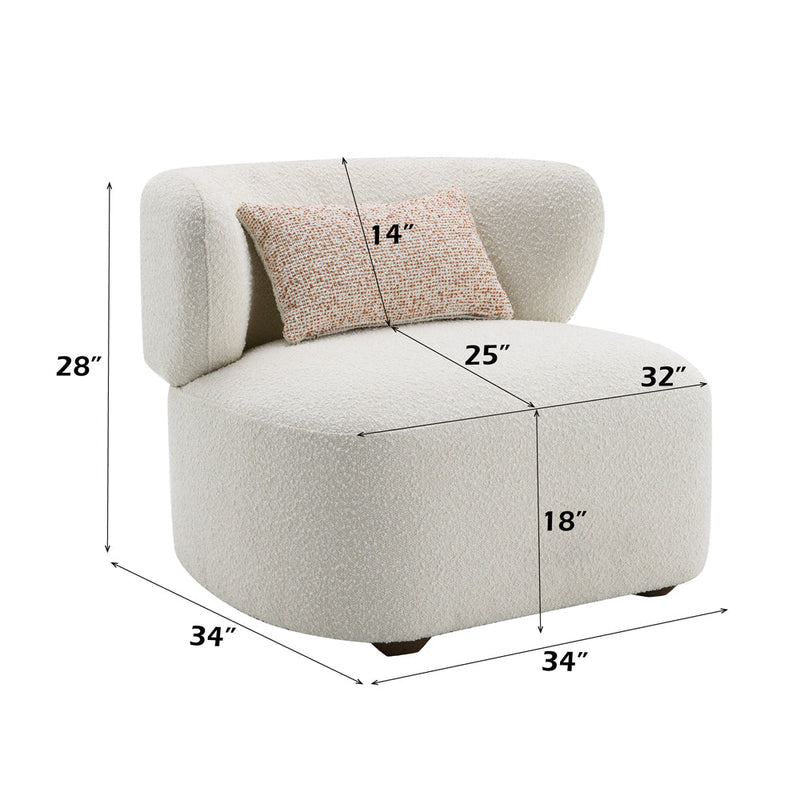 Darius Accent Chair w/Pillow - AC02589