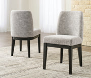 Dark Brown Burkhaus Dining Table and 8 Chairs with Storage - PKG013373