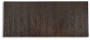 Dark Brown Burkhaus Dining Table and 8 Chairs with Storage - PKG013374