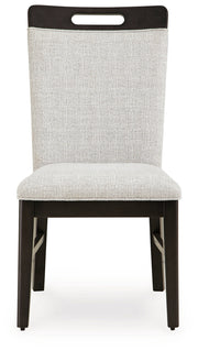 Dark Grayish Brown Neymorton Dining Table and 8 Chairs - PKG019474