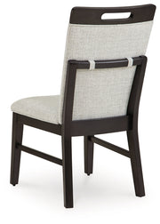 Dark Grayish Brown Neymorton Dining Table and 8 Chairs - PKG019474