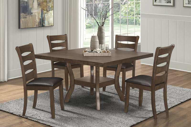 Darla Brown Extendable Dining Set - DMV FurnitureDining Room Set