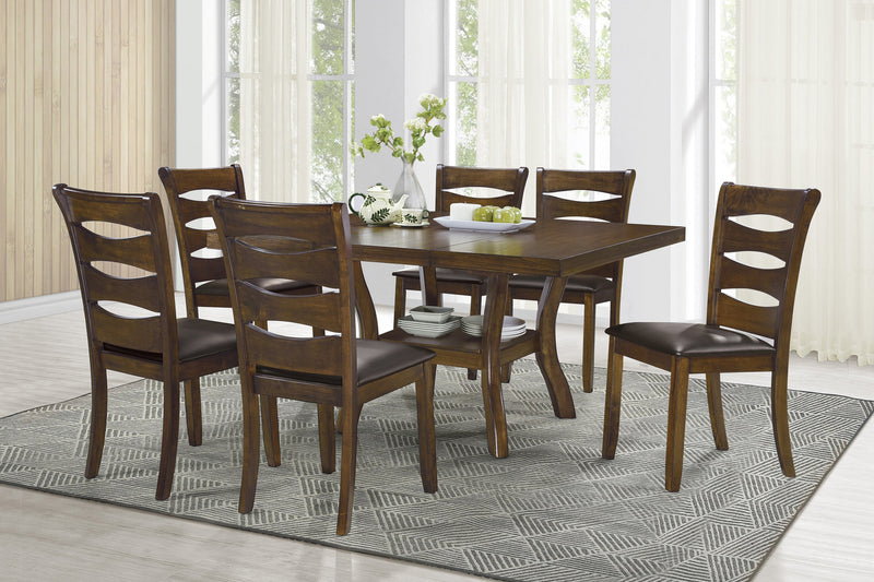 Darla Brown Extendable Dining Set - DMV FurnitureDining Room Set